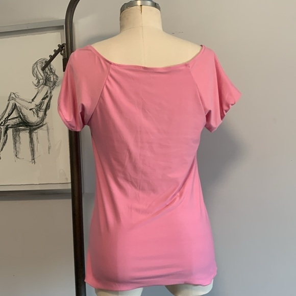 Y2K Kathryn Pink Rose Top - Picture 5 of 7